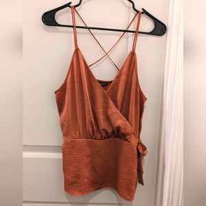 Express side tie top thin strap